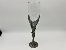Vintage Pewter Fairy Wine Glass picture
