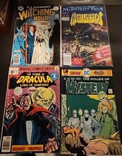 Lot Of 4 Horror Bronze Age Comic Books House Of Mystery Witching Hour Marvel DC picture