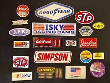 Vintage Lot Of 20 70s - 90’s Automotive Racing Auto Muscle Car Decals & Stickers picture