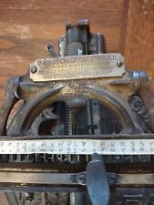 Odell’s Co.  Chicago, Il Antique Typewriter 1889 BONUS Upper Lower Case  picture