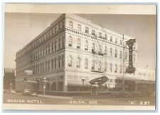c1930's Marion Hotel Building View Salem Oregon OR RPPC Photo Unposted Postcard picture