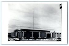 1966 Parish Court House View Winnfield Louisiana LA RPPC Photo Posted Postcard picture