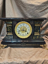Restored Antique Ingraham Mantel Clock circa 1903 Original Movement picture