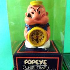 Rare Vintage New and unused Popeye Chibitime Clock Original item with manual JP picture