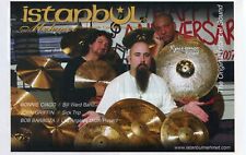 2008 small Print Ad of Istanbul Mehmet Drum Cymbals w Ronnie Ciago, John Griffin picture
