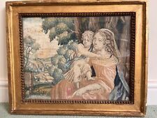 Antique Embroidery – Mother and Child picture