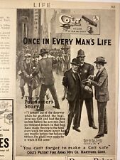Vintage Early Colt Advertising Print In Life Magazine The Paymasters Story Rare picture