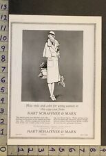 1926 FASHION WOMEN HART SCHAFFNER MARX CAPE FLAPPER ART DECO ROARING 20S AD WQ60 picture