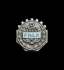 Vintage FALK Milwaukee 15 Years  Sterling Silver Pin picture
