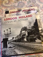 Bradford Barton Book-London Midland Steam in Action1 &  2 HB First Editions picture