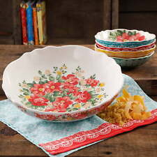 The Pioneer Woman Vintage Floral 5-Piece Pasta Bowl Set picture