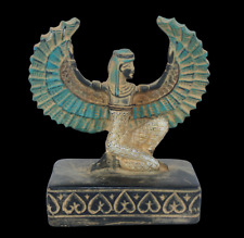 ISIS Winged SET ANCIENT EGYPTIAN ANTIQUE PHARAONIC Statue EGYCOM (I0) picture