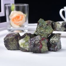 Raw Rough African Blood Stone Chunks Healing Crystal Rocks for Jewelry DIY Gifts picture
