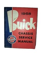 Buick ORIGINAL 1958 Buick Shop Chassis Service Manual picture