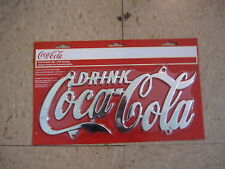 Coca-Cola Chrome Plated License Plate - BRAND NEW picture