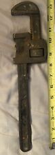 Vintage 14 Inch Adjustable Pipe Wrench Antique picture