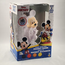 Mickey Mouse Disney *Paint Your Own MICKEY BANK* include 5 paints SEALED 5