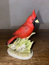 Vintage LEFTON Cardinal Bird Head Down 4.5 Inch Figurine KW464 JAPAN picture