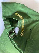 John Deere Owner's Edition Hat Cap Green with Adjustable Cloth Strap Very Nice picture