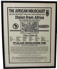 Rare vintage African American holocaust poster 1991 21
