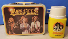💥 1978 THE BEE GEES Metal Lunchbox w/ Thermos VERY CLEAN INSIDE ROBIN GIBB  💥 picture