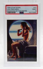 PSA 9 Leia Prepares For Xizor 47 1996 Topps Star Wars Shadows Of The Empire picture