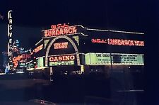 VTG c.1976 Color Slide AL SACH’S SUNDANCE WEST CASINO Las Vegas Strip Lights picture