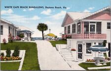 DAYTONA BEACH, Florida Linen Postcard 