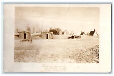 c1920's Dug Out Saw Pit Pioneers Village Salem MA RPPC Unposted Photo Postcard picture