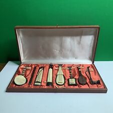 Antique Miniature Musical Instrument Box Set Made in Ebony picture