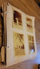 1940-50s LARGE SCRAPBOOK PHOTO POSTCARD HAWAII PANAMA KIT CARSON COWBOY RARE VTG picture