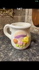 Vintage 1970’s, Hand Painted Adorable Mushroom Coffee Cup picture