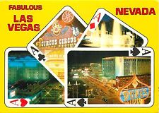 Las Vegas Nevada Imperial Palace Dunes Circus Circus Borgata Casino Postcard picture