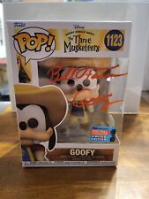 Disney Three Musketeers Goofy Funko Pop 1123 Signed by Bill Farmer ST4 picture