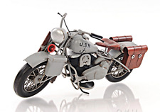 1942 Indian Model 741 Grey Military Motorcycle Model- 1:7 Scale picture