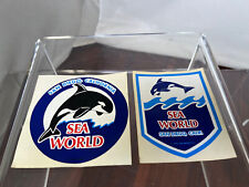 Sea World Sticker Decal San Diego Calif. Whale Shamu Unused VTG 1976 & 77 picture