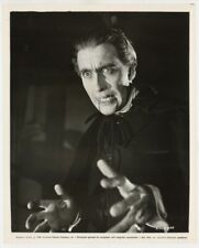 Christopher Lee Dracula Portrait 1958 Original w/Snipe Hammer Films Horror Photo picture