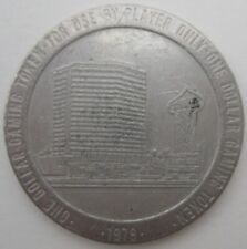1979 One Dollar Metal Casino Chip DUNES HOTEL AND COUNTRY CLUB Las Vegas Nevada picture