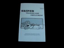 U.S ARMY SNIPER TRAINING AND EMPLOYMENT BOOK SHOOTERS GUIDE TC 23-14 picture