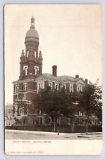 c1900s~Austin Minnesota MN~Mower County Court House~Street View~Antique Postcard picture