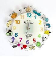 PEANUTS Snoopy Acrylic Wall Clock Vegetable Clock Interior Goods Colorful New  picture