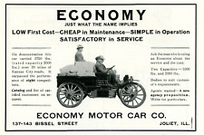 1911 Original Economy Motor Car Co. Ad. 1-Ton Truck (1908-1911)  Joliet Illinois picture