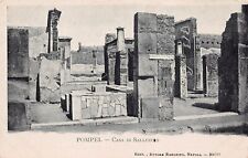 Pompeii Italy House of Sallust Roman Empire Ruins Vesuvius Volcano Postcard U4 picture