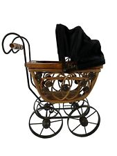 Toy Baby Carriage/ Shelf Home Decor 1890-1900’s Era Style Vintage picture