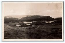 c1920's Scenic Countryside Rocky Mt. Studio Encampment WY RPPC Photo Postcard picture