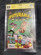 Futurama Comics #3 MATT GROENING signed CBCS Verified 8.0 (Bongo Comics 2001) picture