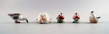 5 Royal Copenhagen and B & G, Bing & Grondahl porcelain figurines. picture