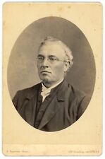 CIRCA 1890'S CABINET CARD Distinguished Gentleman Glasses A Bogardus New York picture