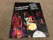 #MISC3761 1995 REMO FIBER SKYN DRUM ad sheet picture