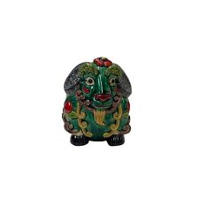 Handmade Green Small Ceramic Artistic Ram Figure Display Art ws3234 picture